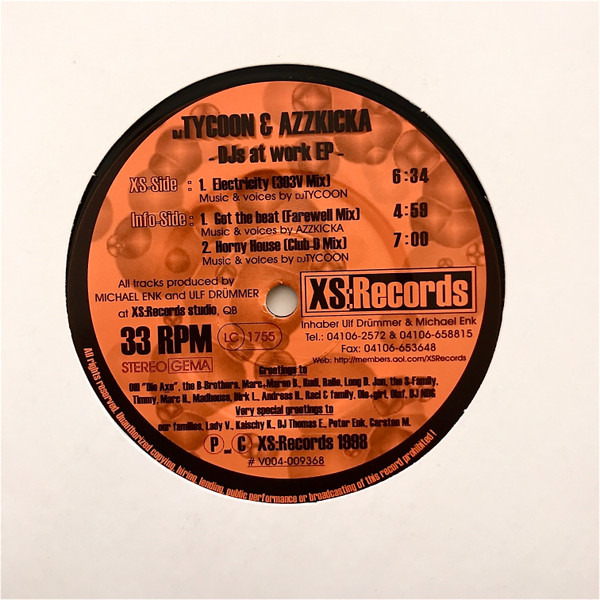 DJ Tycoon & Azzkicka – DJ's At Work EP