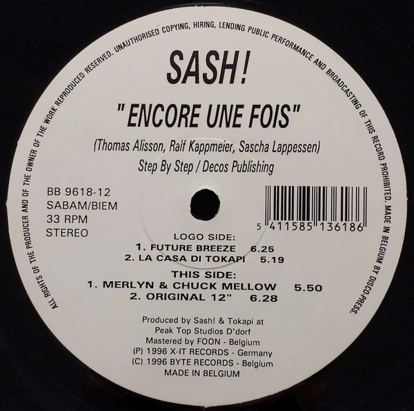 Sash! – Encore Une Fois