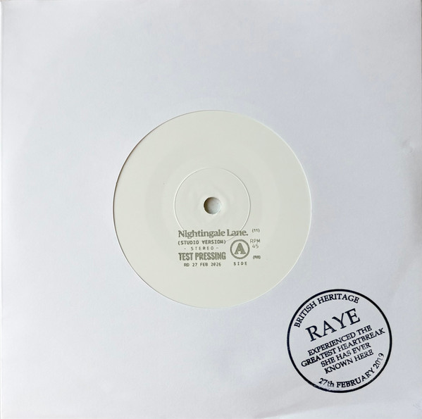 Raye – Nightingale Lane.