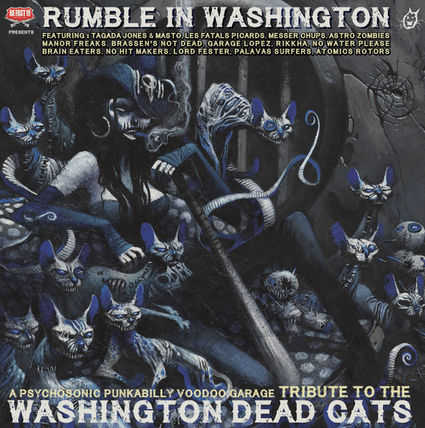 Various – Rumble In Washington - A Psychosonic Punkabilly Voodoo Garage Tribute To The Washington Dead Cats