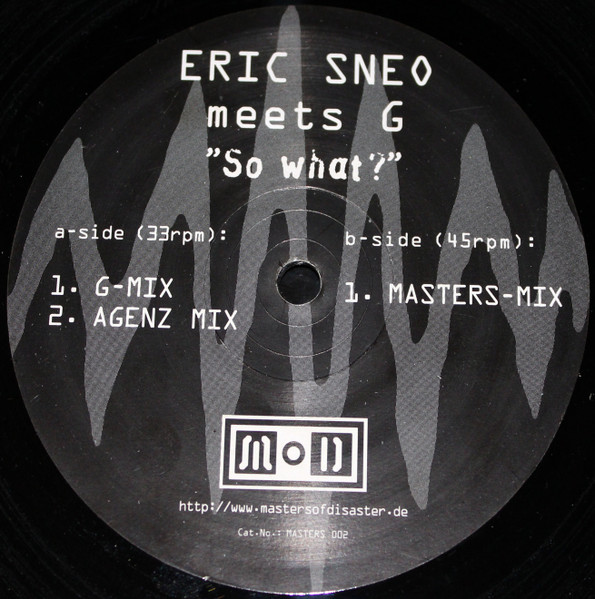 Eric Sneo Meets *G* – So What?