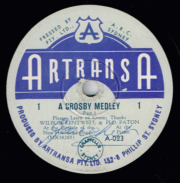 Wilbur Kentwell & Flo Paton – A Crosby Medley