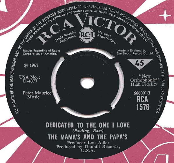 The Mamas & The Papas – Dedicated To The One I Love
