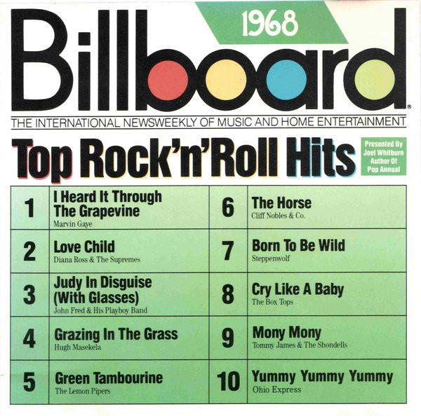 Various – Billboard Top Rock'N'Roll Hits - 1968