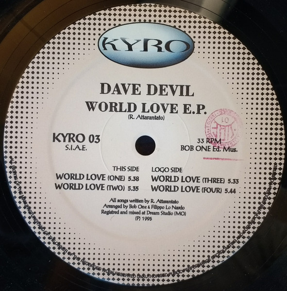 Dave Devil – World Love E.P.