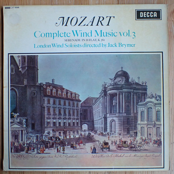 Wolfgang Amadeus Mozart, London Wind Soloists Directed By Jack Brymer – Complete Wind Music Vol. 3