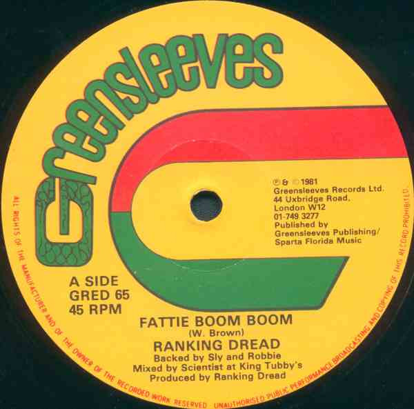 Ranking Dread – Fattie Boom Boom