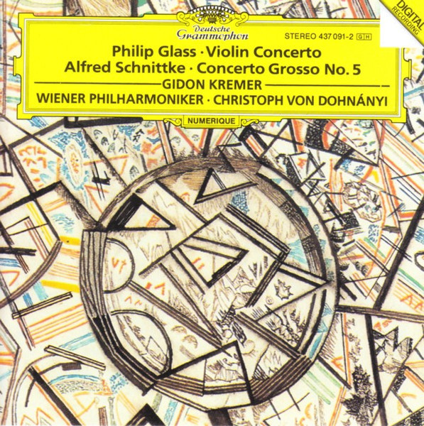 Philip Glass ⋅  Alfred Schnittke ⋅  Gidon Kremer ⋅  Wiener Philharmoniker ⋅  Christoph Von Dohnányi – Violin Concerto / Concerto Grosso No. 5