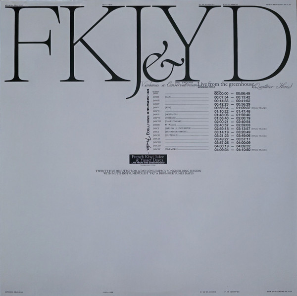 FKJ (French Kiwi Juice) X Yussef Dayes – Live From The Greenhouse