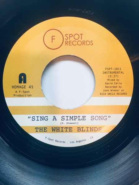 The White Blinds – Sing A Simple Song / Klapp Back