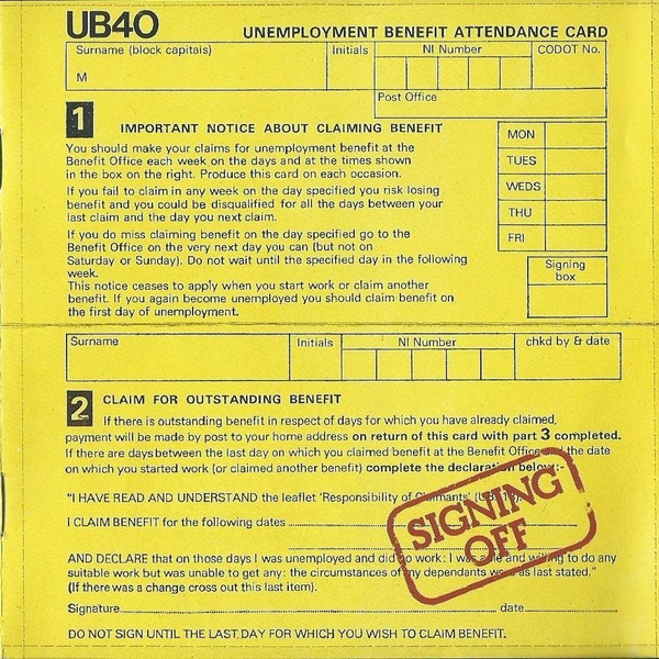 UB40 – Signing Off