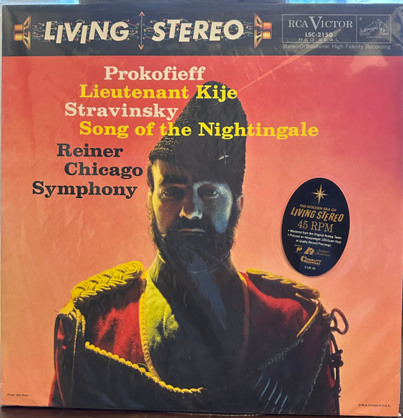 Sergei Prokofiev,  Igor Stravinsky /  Chicago Symphony Orchestra /  Fritz Reiner – Lieutenant Kije / Song Of The Nightingale