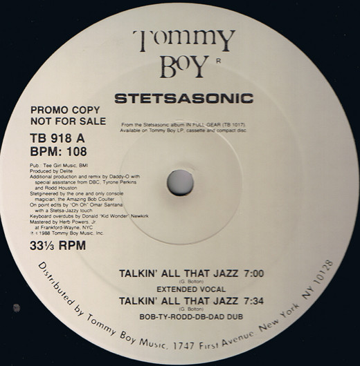 Stetsasonic – Talkin' All That Jazz