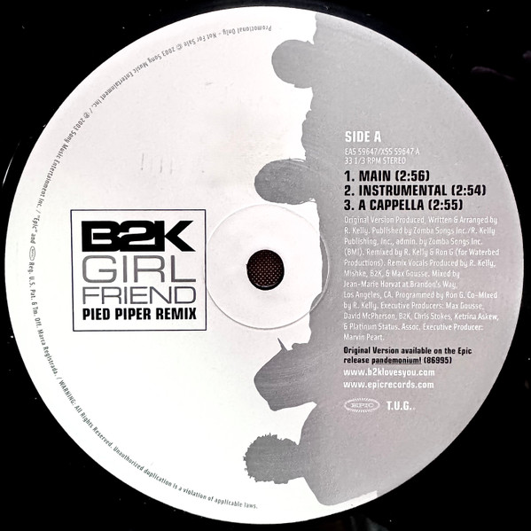 B2K – Girlfriend (Pied Piper & Ron G Remixes)