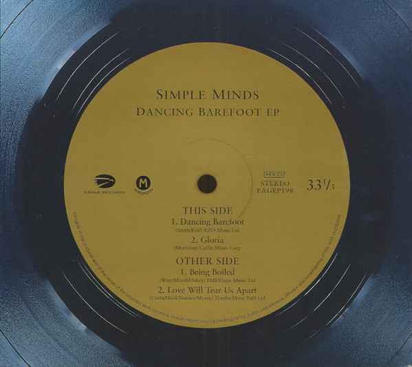 Simple Minds – Dancing Barefoot EP