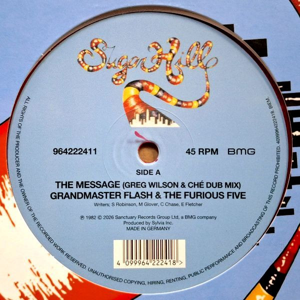 Grandmaster Flash & The Furious Five / Sugarhill Gang – The Message / Rapper's Delight
