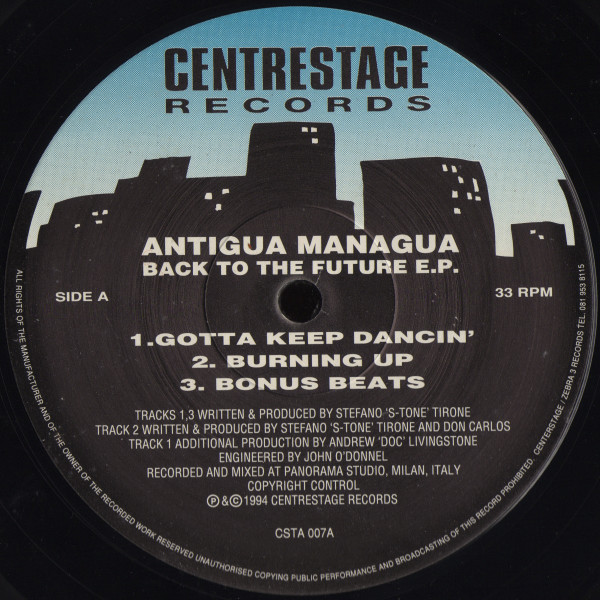 Antigua Managua – Back To The Future E.P.