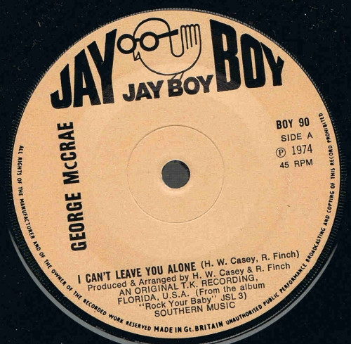 George McCrae – I Can't Leave You Alone