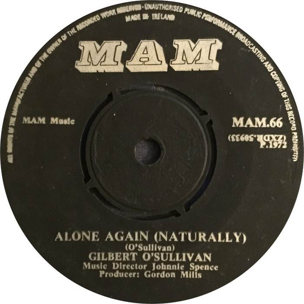 Gilbert O'Sullivan – Alone Again (Naturally)