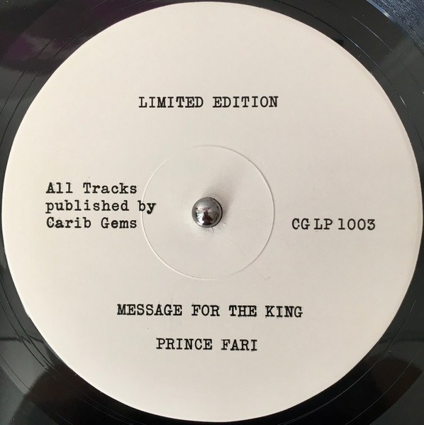 Prince Far I – Message For The King