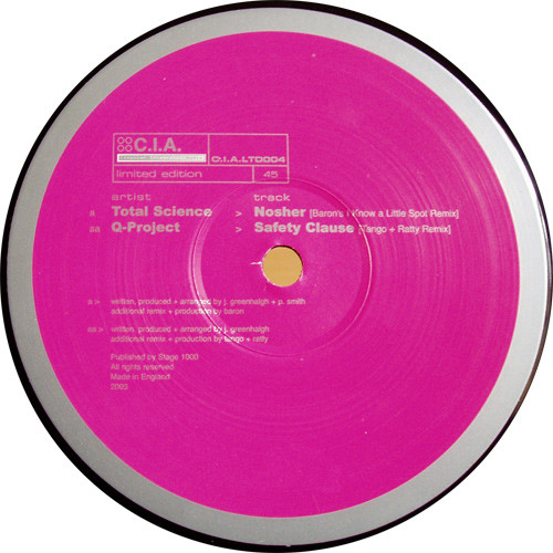 Total Science / Q Project – Nosher (Baron VIP) / Safety Clause (Tango & Ratty Remix)