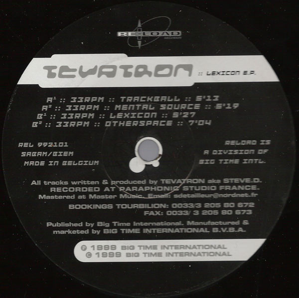 Tevatron – Lexicon E.P.