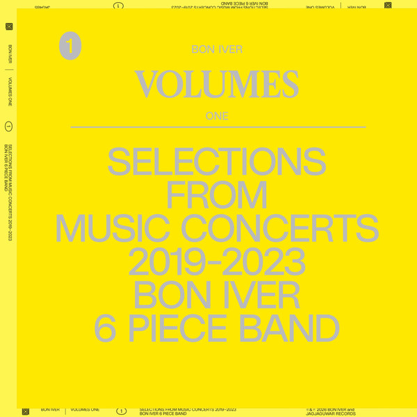 Bon Iver – Volumes: One - Selections From Music Concerts 2019-2023 Bon Iver 6 Piece Band