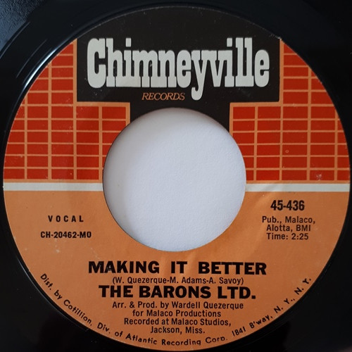 The Barons – Making It Better / Symphony Of Gratitude