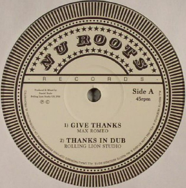 Max Romeo – Give Thanks EP