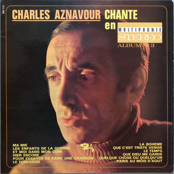 Charles Aznavour – Chante En Multiphonie Stereo Album No 3