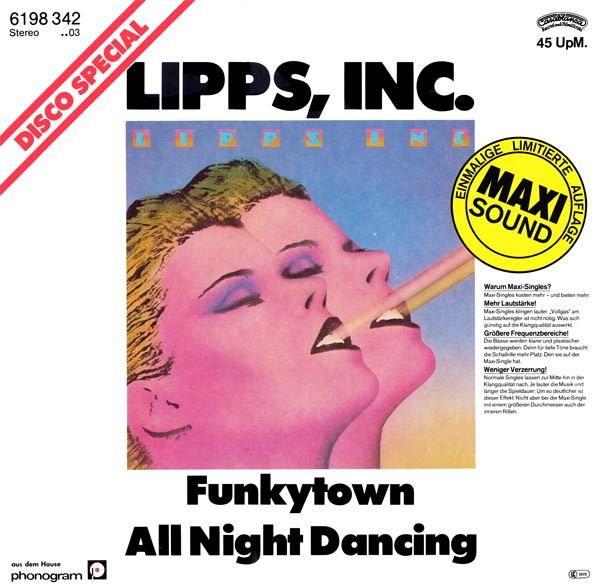 Lipps, Inc. – Funkytown / All Night Dancing