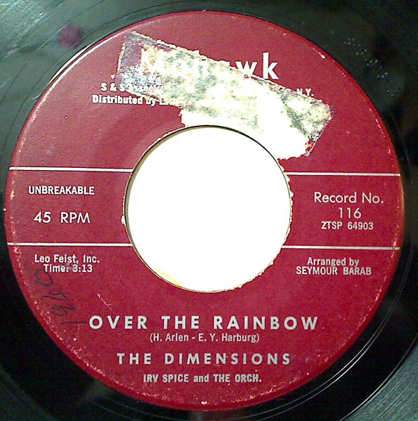 The Demensions – Over The Rainbow / Nursery Rhime Rock