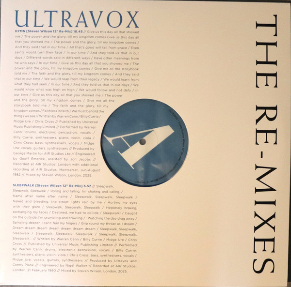 Ultravox – The Re-Mixes