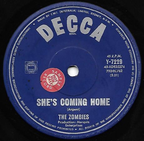 The Zombies – She's Coming Home