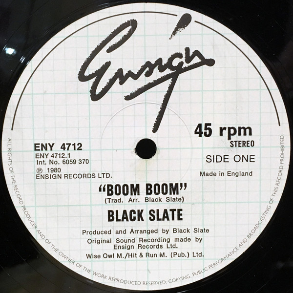Black Slate – Boom Boom / Legalize Collie Herb