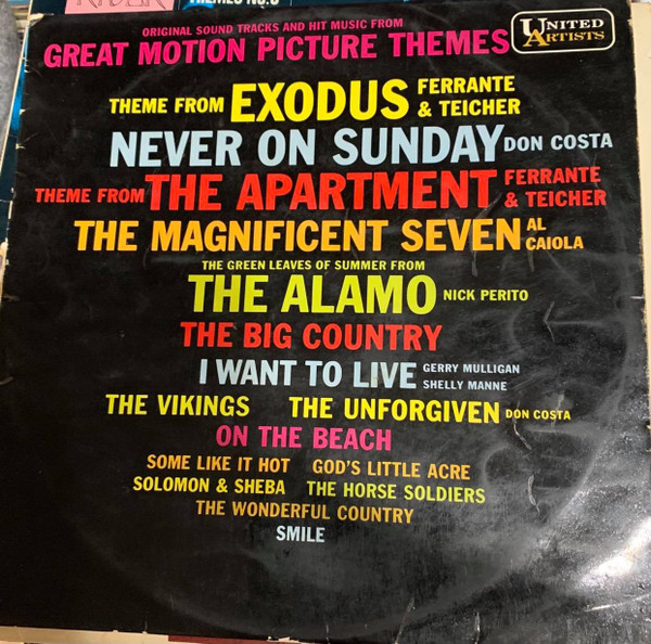 Various – Original Sound Tracks And Hit Music From Great Motion Picture Themes