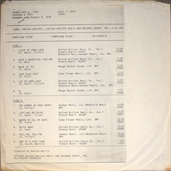 American Flyer – American Flyer