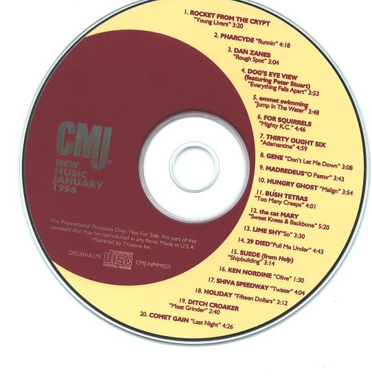 Various – CMJ New Music Monthly Volume 29 January 1996