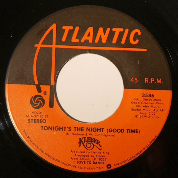 Kleeer – Tonight's The Night (Good Time) / Kleeer Sailin'
