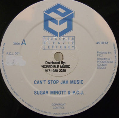 Sugar Minott & Preacher Cleavie Jefferey – Can't Stop Jah Music