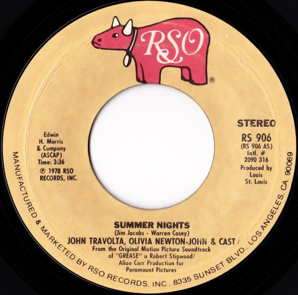 John Travolta, Olivia Newton-John & "Grease" Cast / Louis St. Louis – Summer Nights / Rock 'N' Roll Party Queen
