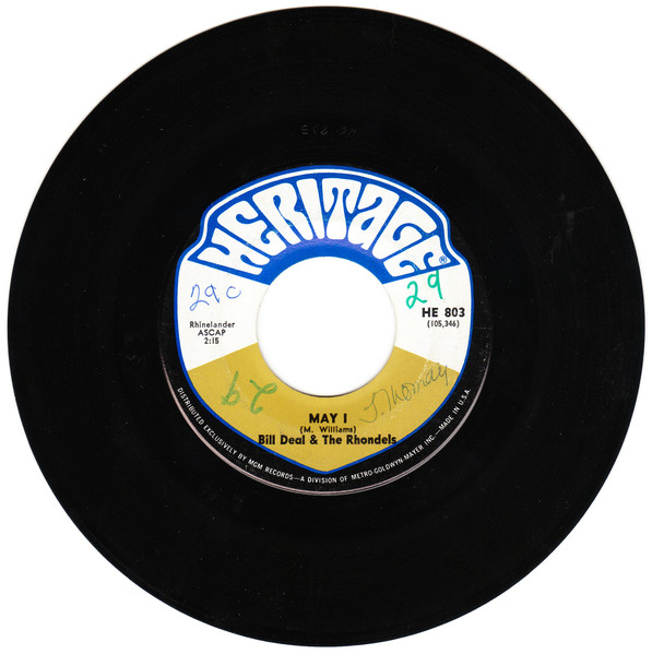 Bill Deal & The Rondells – May I