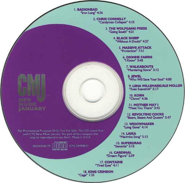 Various – CMJ New Music Monthly Volume 17 January 1995