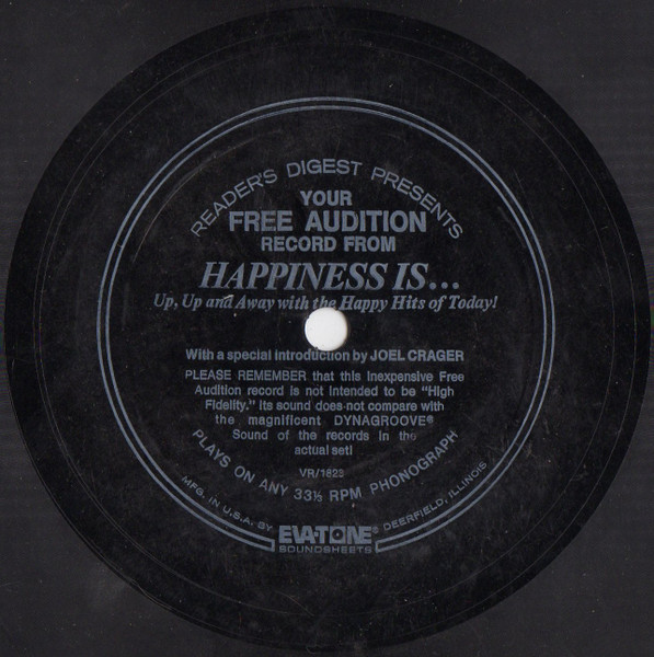 Various – Happiness Is ... Up, Up And Away With The Happy Hits Of Today