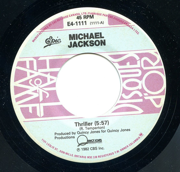 Michael Jackson – Thriller / Beat It