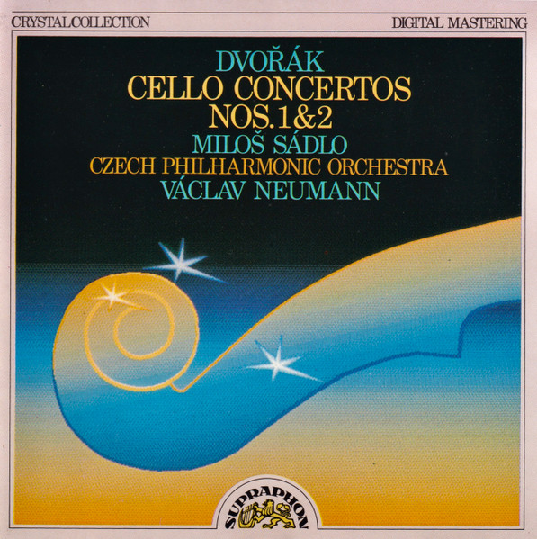 Antonín Dvořák - Miloš Sádlo, The Czech Philharmonic Orchestra, Václav Neumann – Cello Concertos Nos. 1 & 2