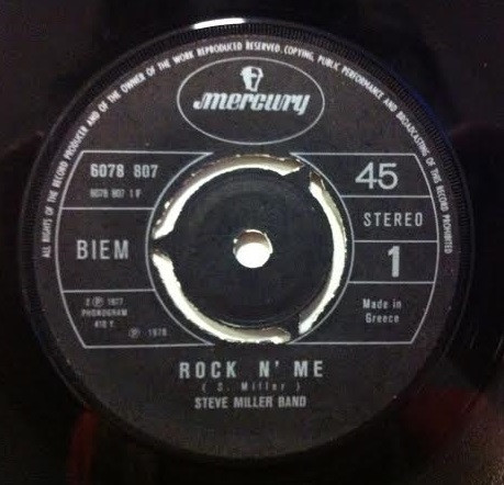 Steve Miller Band – Rock N' Me / Fly Like An Eagle