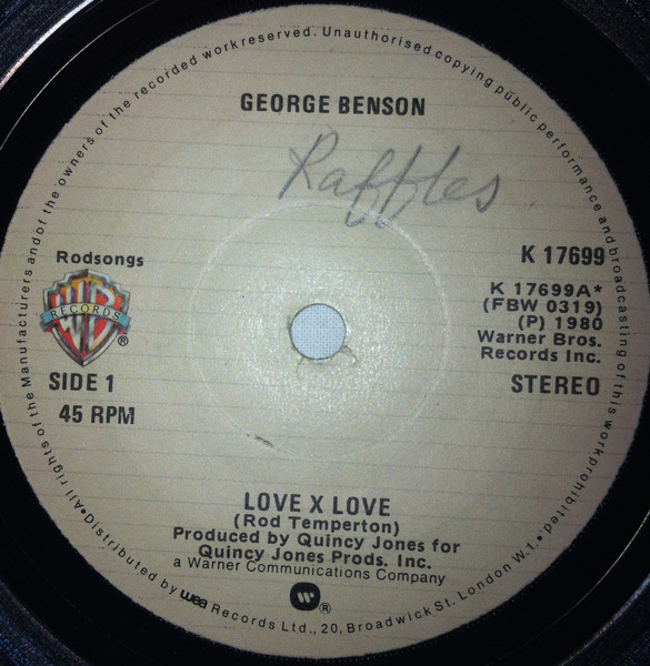 George Benson – Love X Love