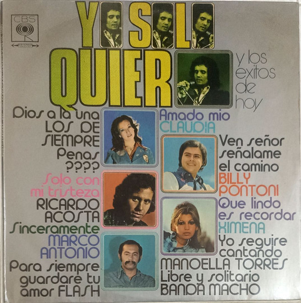 Various – Yo Solo Quiero Y Los Éxitos De Hoy