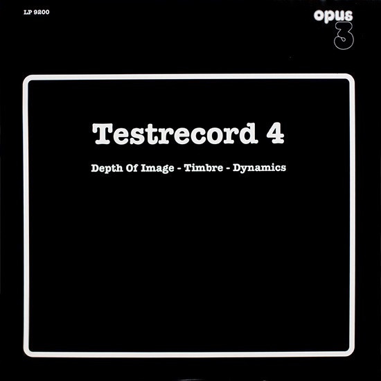 Various – Testrecord 4 (Depth Of Image, Timbre, Dynamics)